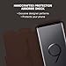 OTTERBOX STRADA SERIES Case for Samsung Galaxy S9 - Retail Packaging - ESPRESSO (DARK BROWN/WORN BROWN LEATHER)