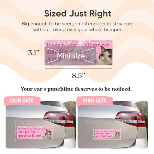 Image of Yoppix 10PCS Funny Car Bumper Magnet, New Driver Magnet Prank Magnetic Sticker for Car Truck Metal, Hot Girls Hit Curbs New Driver Please Be Patient Waterproof Reusable
