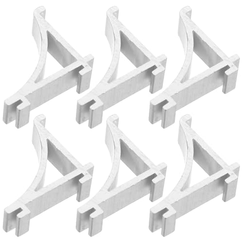 Abaodam 6 Clips de Acero Inoxidable para Congelador y Estantes de Refrigerador, Soporte Resistente en Aleación de Aluminio Diseño Compacto y Uso Versátil para Refrigeradores y Rejillas