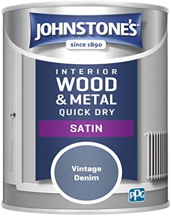 Johnstone's 308447 One Coat Satin Moonlit Sky, 750 ml