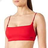 Acabado de alta calidad Hugo Boss Bralette Pure Parte Superior de Bikini, Rojo, M para Mujer