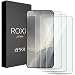 Produktbild Roxx Japanisches 9H Schutzglas (3 Stück) | Volle Displayabdeckung | Für Samsung Galaxy S25 | Kompatibel mit Fingerabdruck Sensor