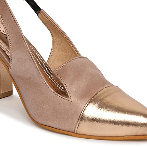 Image of Marc Loire Women's Fashion Pointed Stiletto Heel Pump Shoes for Party and Formal Occasions.