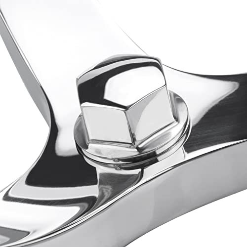 image for Marinebaby Stainless Steel Boat Steering Wheel 3 Spoke 13-1/2