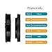 Camera Body Cap and Lens Rear Cap Cover Replacement for Sony Alpha A-Mount/Minolta AF Mount Lens,2 Packs