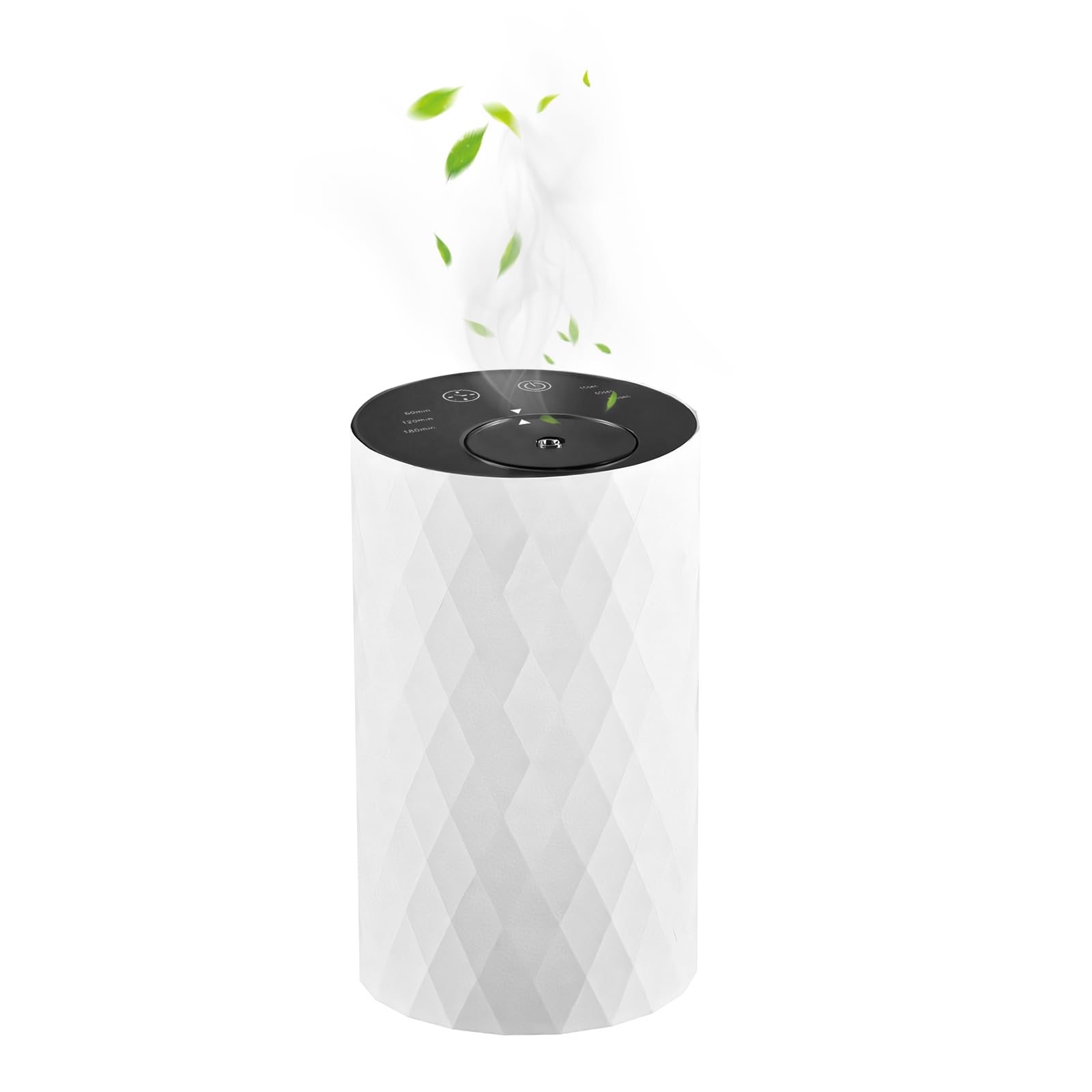 Diffuseur d'huiles essentielles sans eau autonome à nébulisation pure et batterie rechargeable