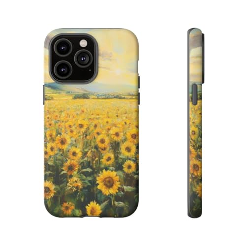 Coque iPhone 14 Pro Max tournesol rigide mate anti rayures