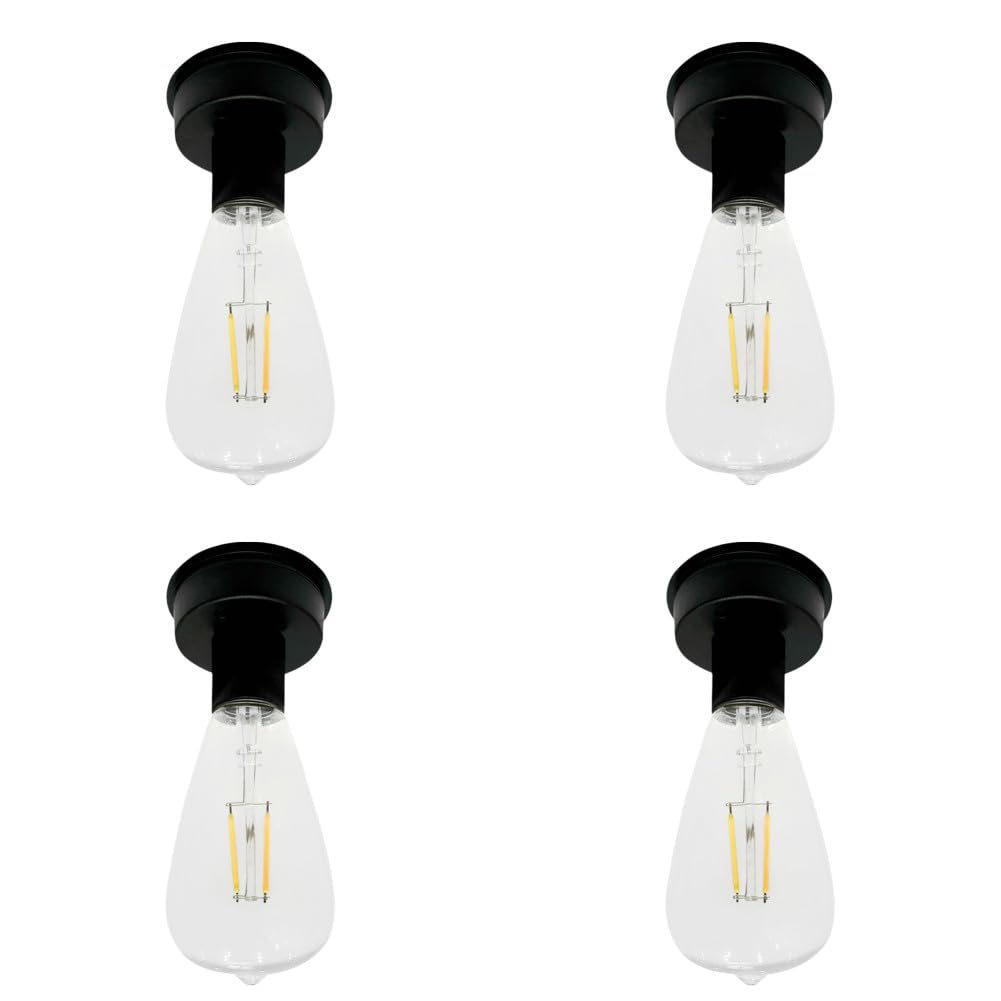 EBILUN Solar Light Bulb,Solar Light Replacement Top 7cm/2.75in Outdoor Light Bulbs,Replacement Solar Panels for Garden Lights (4PCS 7cm Solar Base+Light)