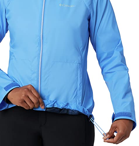 Columbia – Jaqueta de chuva feminina impermeável ajustável Switchback II, Harbor Blue, M