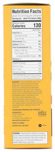 365 by WFM, Cracker Pita Ancient Grain, 5 Ounce - image 5