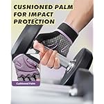 Trideer Weight Lifting Gloves for Women Men with Wrist Support, Workout Gloves Women Full Palm Protection for Gym Training, Fitness, Weightlifting & Pull Ups - Image 3