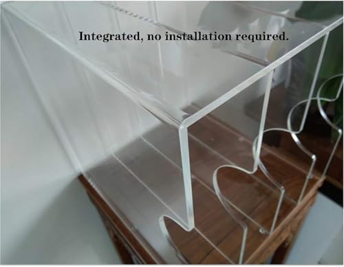 Soporte para discos de vinilo transparente para decorar el salón y el estudio 5