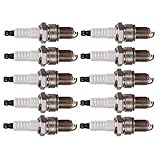 Replacement part for 12547 (10) Spark Plugs Fits Torch F6Tc Fits Denso W20Ex-U 5.5Hp 6.5Hp