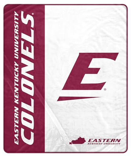 Proformance Home NCAA Eastern Kentucky Colonels Endzone Ultra Soft Tailgate Throw