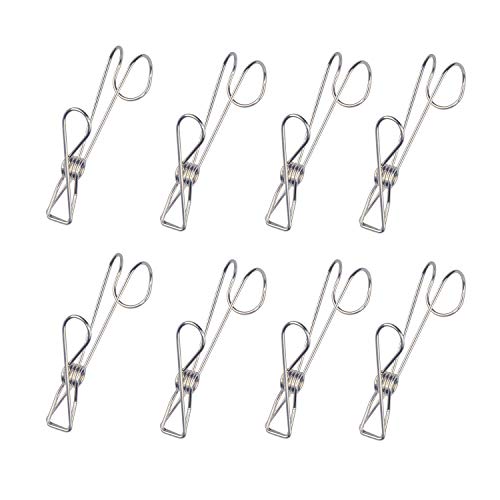 ファイン フック 洗濯ばさみ 収納 ピンチフック 挟んで吊るせる 8個セット FIN-697