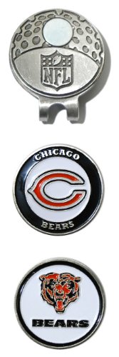 Team Golf NFL Chicago Bears Golf Cap Clip with 2 Removable Double-Sided Enamel