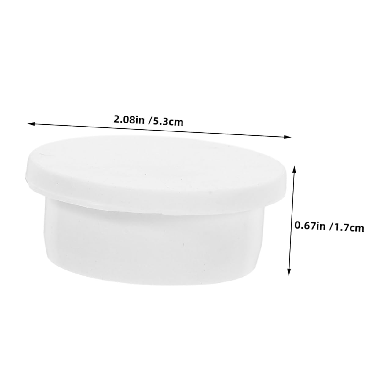 KICHOUSE PVC Pipe End Cap PVC Pipe Plug for Residential Commercial Use Prevents Leakage Damage Versatile Drainage for Outdoor Projects