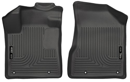 Husky Liners Weatherbeater Floor Mats | Fits 2015-2024 Nissan Murano | Front Row, 2-pc Black - 18611