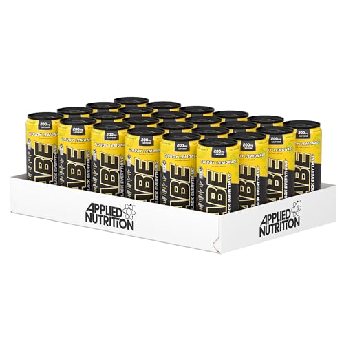 "Applied Nutrition ABE Ultimate Pre Workout Food Supplement, Cloudy Lemonade, (Pack of 24 Cans x 330ml)