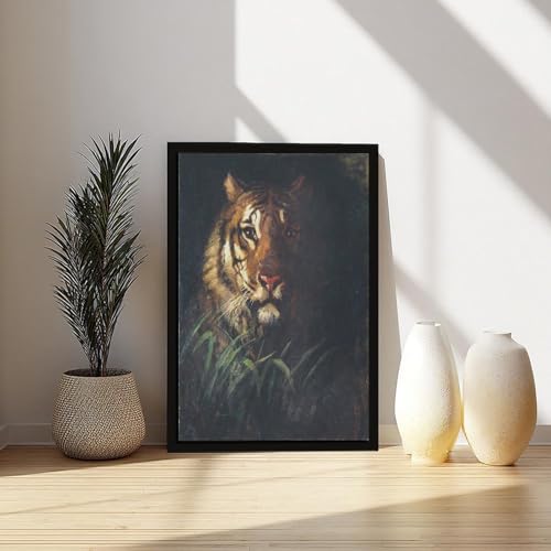 Toile tête de tigre Abbott Handerson Thayer impression haute définition - 6