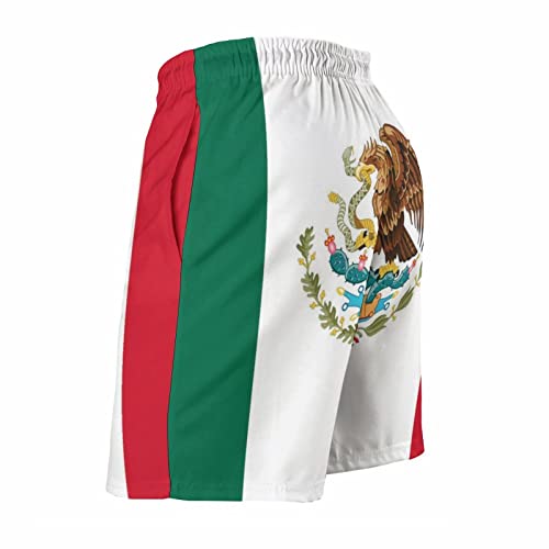Men's Mexican Flag Board Shorts Summer Quick Dry Swim Trunks Swimwear4