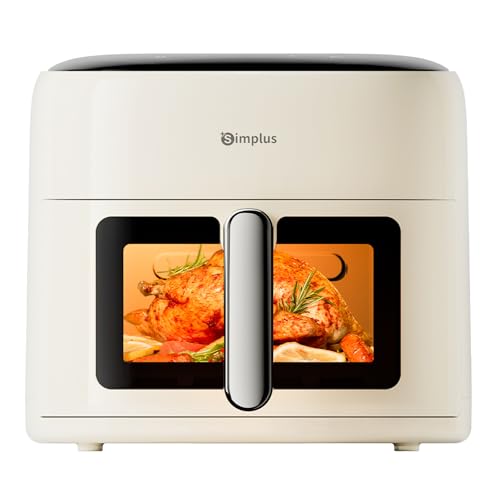 SIMPLUS Air Fryer avec Fenêtre 6.5 L, 10 façons de...