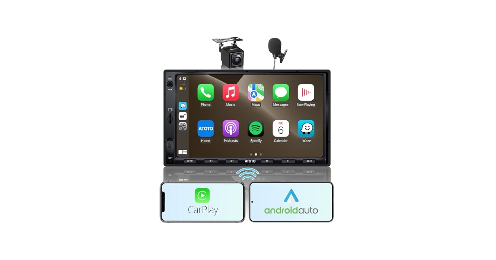 Amazon.com: [Upgrade] ATOTO Double Din Car Stereo with