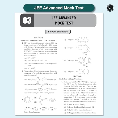 Image of PW Absolute JEE Advanced Physics, Chemistry and Mathematics 7500+ Questions For 2025 Exam with Formula Sheet Solved Paper and 3 Mock Tests [Paperback] PW