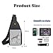 CYchen Hombres Bolso Mochila Mensajero Mano de Pecho para Hombre Mujer Imagen de CYchen Hombres Bolso Mochila Mensajero Mano de Pecho para Hombre Mujer