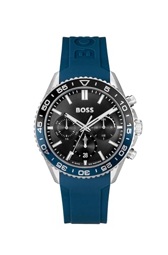 Image of BOSS Men's Quartz Chronograph Watch, Multi Dial, Innovative and Water Resistant up to 50 Meters 5ATM, Gift for Him