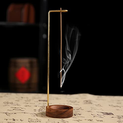Incense Burner, Upside-Down Incense Holder,Incense Holder For Sticks, Incense Holder, Incense Holder With Brass Sticks, Incense Holder For Sticks Ash Catcher #TOP5