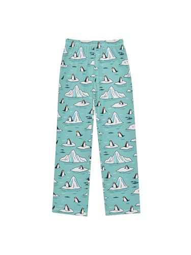 ZZKKO Cute Penguins Boys Pants for Kids Jogger Pants with Pockets S