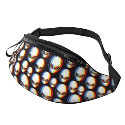 Fashion casual fanny pack waist bag men women adjustable belt waist bag