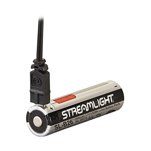 Streamlight 22104 Sl-B26 Usb Rechargeable Lithium Ion Battery 3.7V 2600Mah X Series Dual Fuel Flashlights, 2-Pack #TOP3