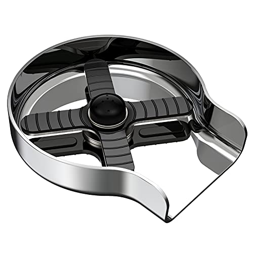 Image of HGN Stainless Steel Glass Rinser for Kitchen Sinks,Chrome Bottles Washer For Bar, Kitchen Sink Faucet Cup Rinser,Kitchen Sink Accessories