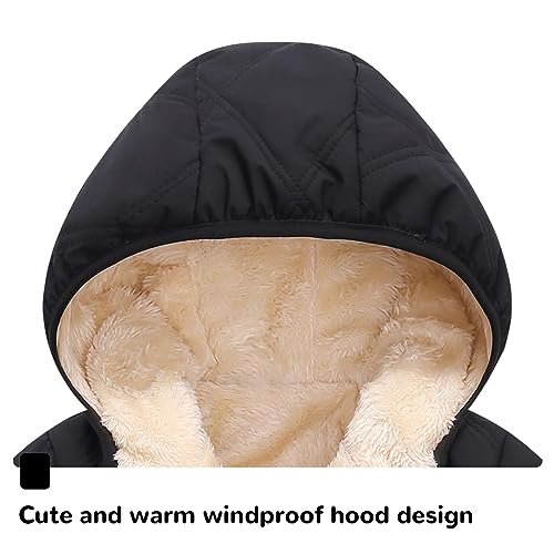 Fumdonnie Toddler outerwear jacket for Baby boy girl winter fleece coat warm clothes 3t 4t
