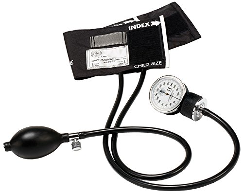 Pediatric Nylon Sphygmomanometer - Pediatric - Black Cuff - Each