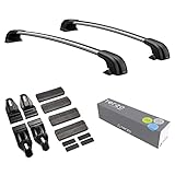 【Amazon.co.jp 限定】Terzo テルッツォ (by PIAA) 車種別ベースキャリアセット エアロバータイプ シルバー ルーフオンタイプ 風切音低減モデル ロック付 【トヨタ シエンタ H27. 7~ 型式 NCP.NSP17#】 EF100A + EB92A + EB92A + EH418 KIT7058T