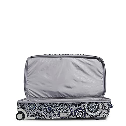 Vera Bradley Women's Recycled Ripstop XL Foldable Rolling Duffel Travel Bag, Tranquil Medallion, One Size