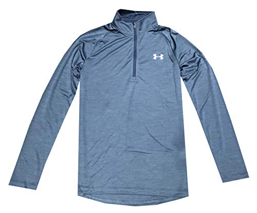 Under Armour Mens UA Tech Half-Zip Long Sleeve Shirt Blouse (Academy, M)