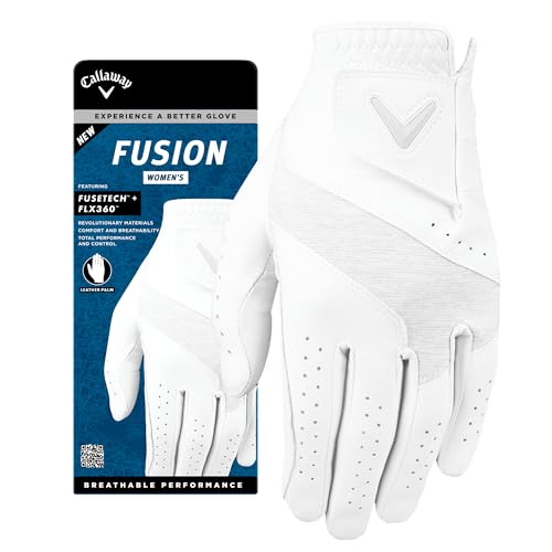 Callaway Golf Fusion Glove (Ladies, Medium,...