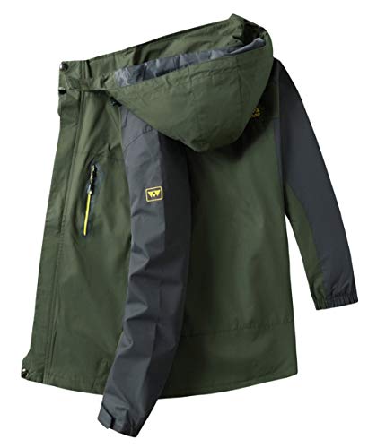 Kolongvangie Ski Jackets Outdoor Sports Detachable Hooded Mountain Cold Weather Rain Jackets Sports Breathable Uniforms