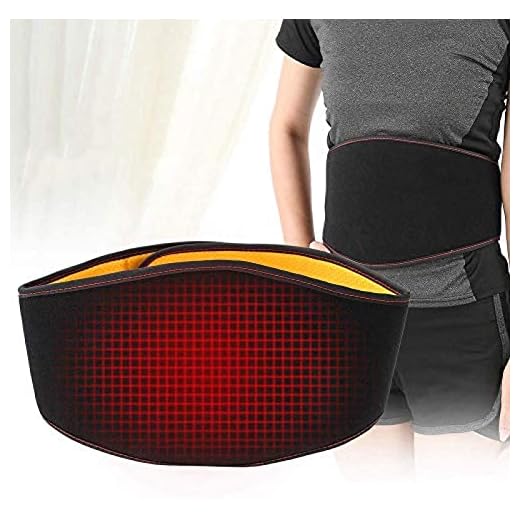 Värmebälte för midja, mage, kramper, smärtlindring i muskler och artrit - USB uppladdningsbart midjestödsbälte för hem och resor,Luxurious