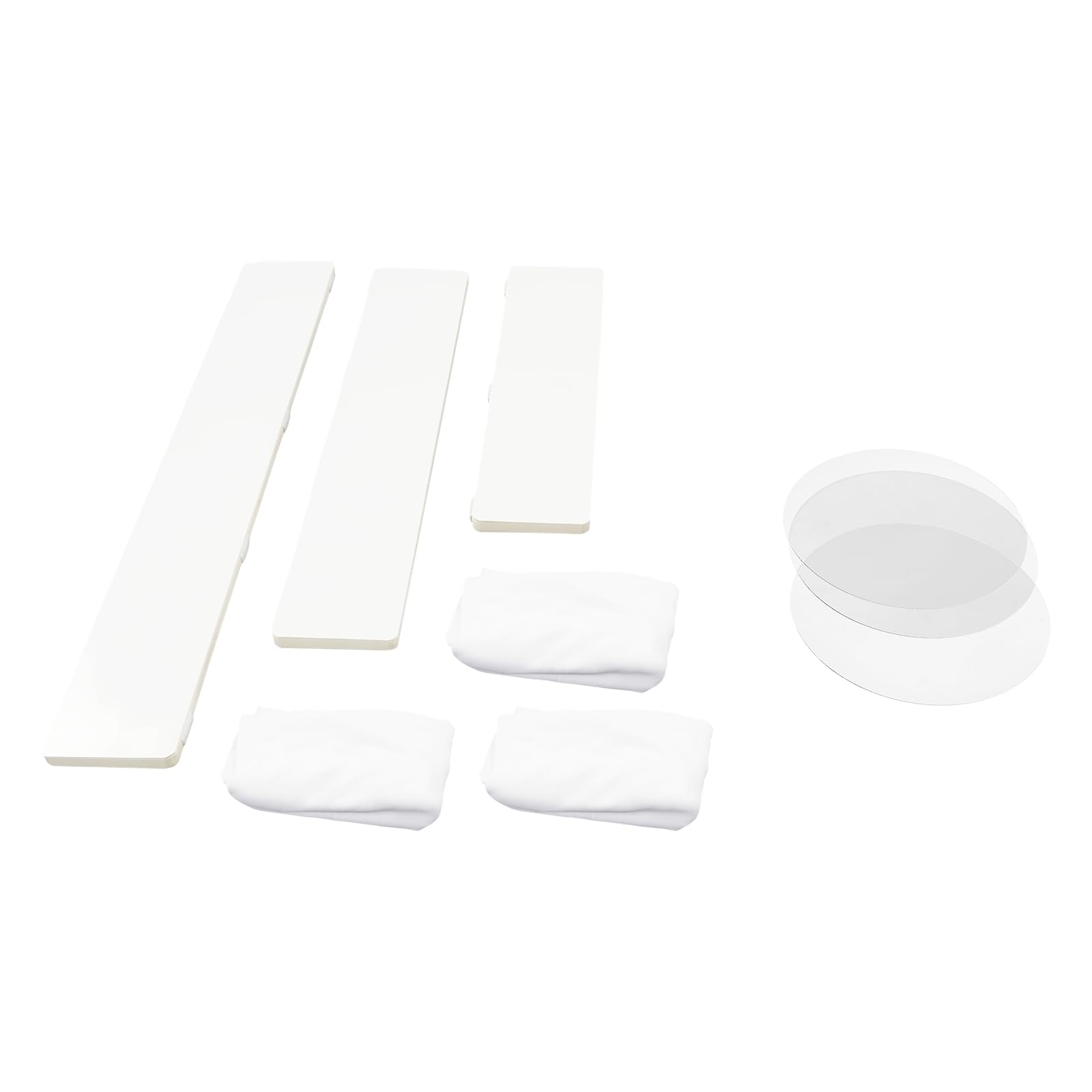 3PCS Hochzeit Karton Blumensäule Vasen mit Weißem Stoffbezug, Faltbarer Blumenständer Dekosäule Weiß Zylinderförmige Blumenständer für Hochzeit Verlobung Geburtstag Tischdekoration