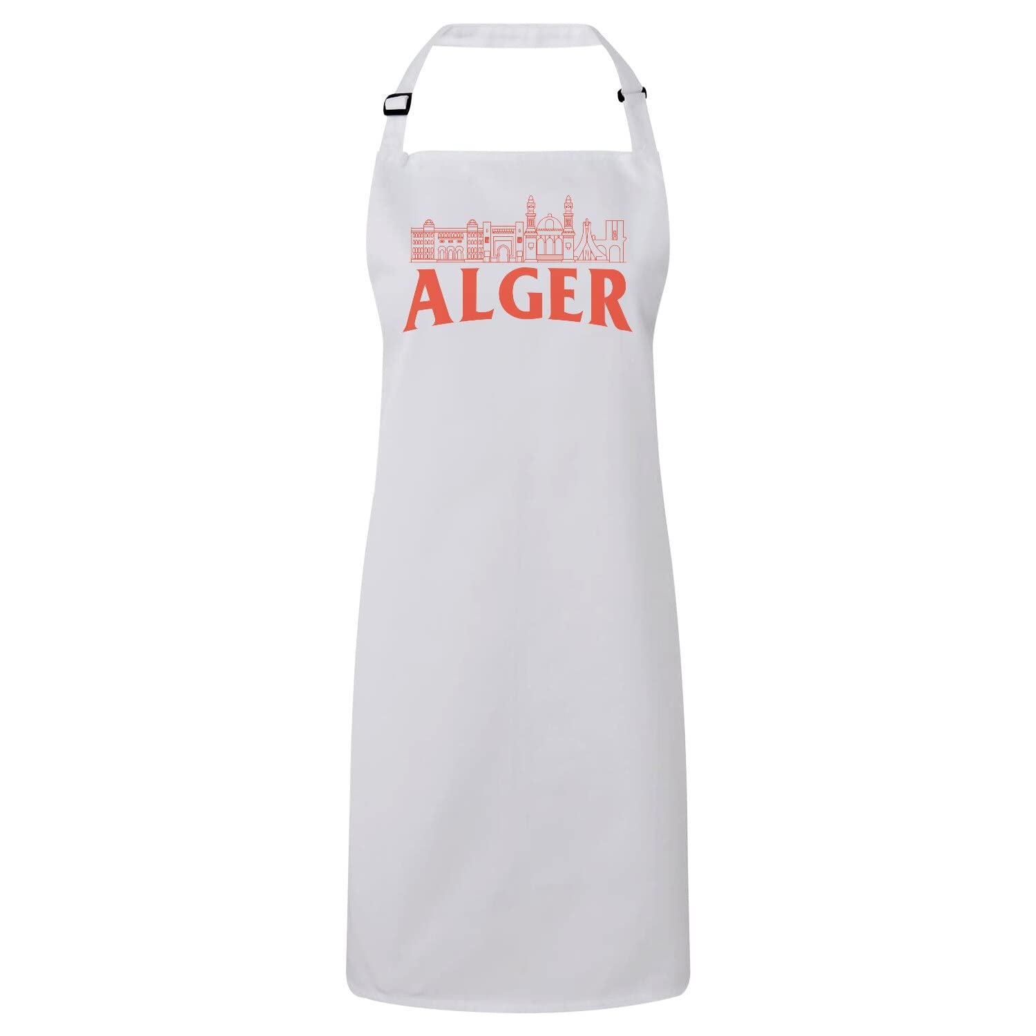 Tablier cuisine premium blanc au design minimaliste chic - 4