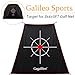 Gagalileo Golf Target Cloth: 5.7x4.7x2.7FT Protective Net Portable Easy Setup with S-Hooks & Ropes Indoor Outdoor Practice All Golfers Training Accuracy for Backyard Garage