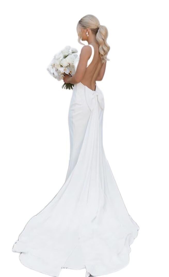 Boho Beach Lace Wedding Dresses for Bride Satin Ball Gown Wedding Gowns 2025