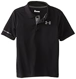 Under Armour Little Boys' UA Match Polo Black