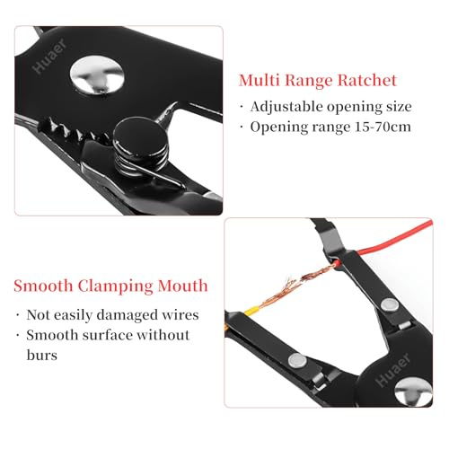 Akozon Car Soldering Pliers, Metal Soldering Plier Multi-Function Wire Welding Clamp Pick‑Up Aid Tool Wire Welding Pliers For Automobile Maintenance Repairing Tool - Image 6