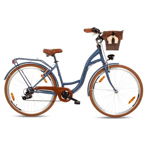 Goetze Mood 28 Zoll Damen Citybike, 18 Zoll Tiefeinsteiger Stahlrahmen,...